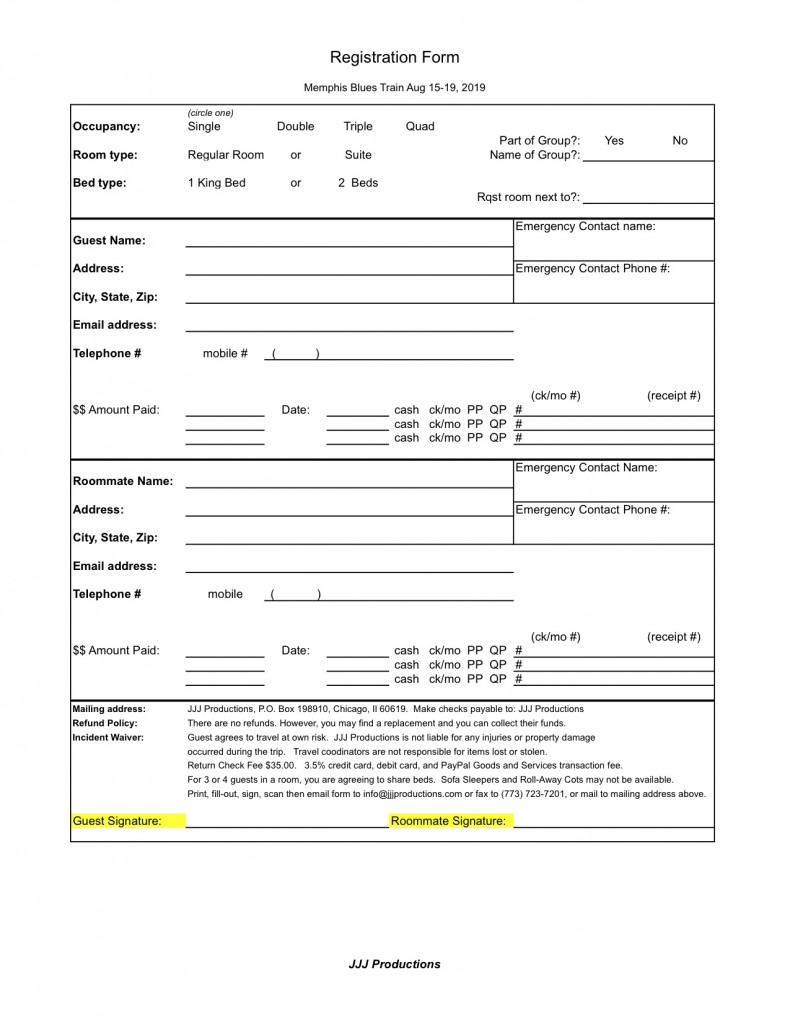 Registration Form_Memphis_2019_v1